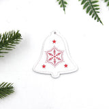 12PCS/Lot  Christmas Tree/Heart/Star Wooden Pendants Ornaments