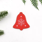 12PCS/Lot  Christmas Tree/Heart/Star Wooden Pendants Ornaments
