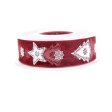 10yard/lot 2.5CM Beautiful Christmas Series Printed Ribbon