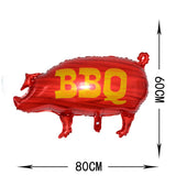 BBQ Pig Foil Balloons