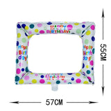 Birthday Photo Booth Foil Balloons
