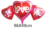 Letter Balloon LOVE Siamesed Foil Balloons