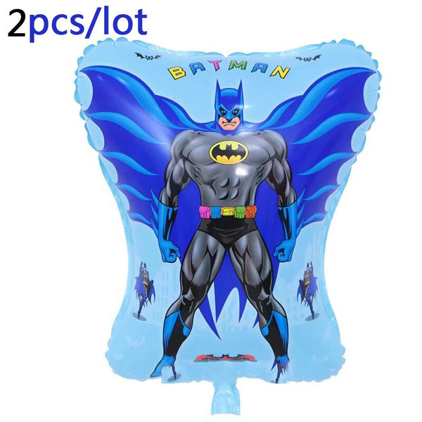 2pcs/lot Blue Batman Theme Aluminium Foil Balloons