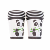 10pcs/lot Panda Party Invitation Cards