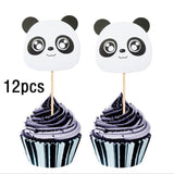 10pcs/lot Panda Party Invitation Cards