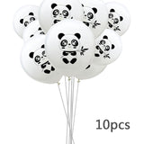 10pcs/lot Panda Party Invitation Cards