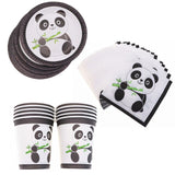 10pcs/lot Panda Party Invitation Cards