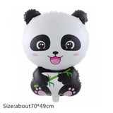 Panda Balloons and Banner One Year Old