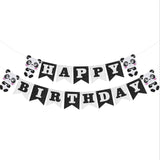 Panda Balloons and Banner One Year Old
