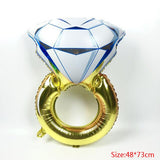 Ring Blue Pink Mini Cartoon Balloons