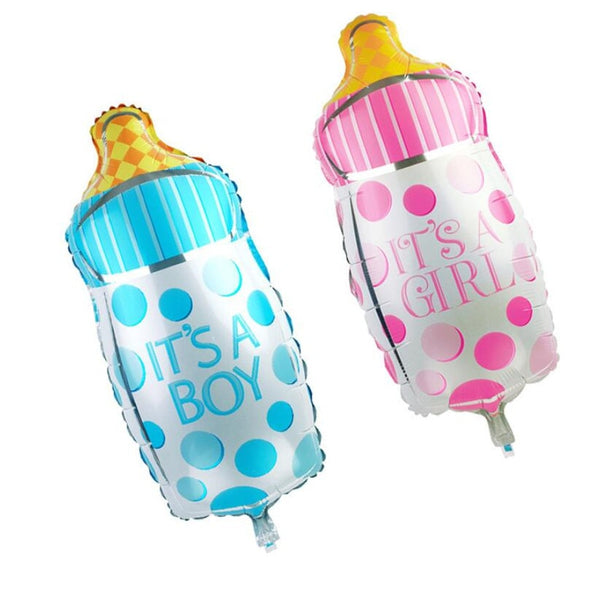 1pcs Blue Pink  Bottle Dot Letter Balloons