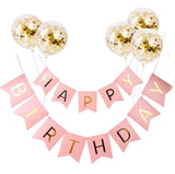 Latex Balloons Happy Birthday Letter Banner