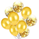 10pcs Latex Balloons Four Colors
