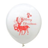 10pcs Merry Chirstmas Letter Latex Balloons