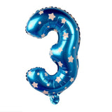 16inch Blue Balloon Number