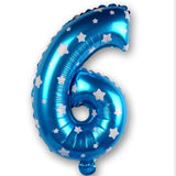 16inch Blue Balloon Number