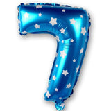 16inch Blue Balloon Number