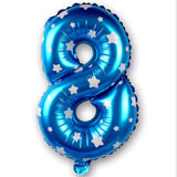 16inch Blue Balloon Number