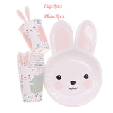 Rabbit Shape Disposable Tableware Set