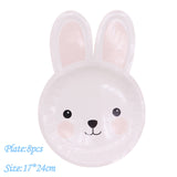 Rabbit Shape Disposable Tableware Set