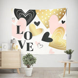 200x150CM Valentine's Day Theme Heart Photo Backdrop