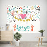 200x150CM Valentine's Day Theme Heart Photo Backdrop