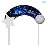 Solar System Galaxy Party Decor Disposable Tableware Kits