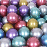 Metallic Chrome Latex Balloons 5Pcs / 10Pcs