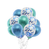 15Pcs Colorful Confetti  Balloons  12inch