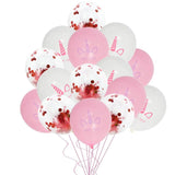 15Pcs Colorful Confetti  Balloons  12inch