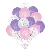 15Pcs Colorful Confetti  Balloons  12inch