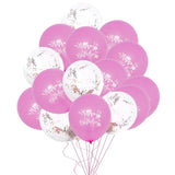 15Pcs Colorful Confetti  Balloons  12inch