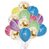 15Pcs Colorful Confetti  Balloons  12inch