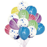 15Pcs Colorful Confetti  Balloons  12inch