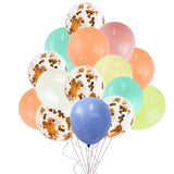 15Pcs Colorful Confetti  Balloons  12inch