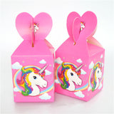 6pcs/lot Cartoon Unicorn Theme Party Paper Hats