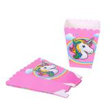 6pcs/lot Cartoon Unicorn Theme Party Paper Hats