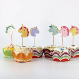 6pcs/lot Cartoon Unicorn Theme Party Paper Hats