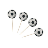 World Cup Football Paper Cupcake Set (12 wraps+12 topper)