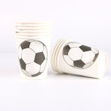 World Cup Football Paper Cupcake Set (12 wraps+12 topper)