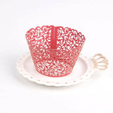 50pcs Laser Cut Cupcake Wrappers
