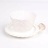 50pcs Laser Cut Cupcake Wrappers