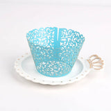 50pcs Laser Cut Cupcake Wrappers