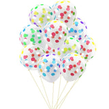 10pcs 12 inch Clear Transparent Polka Dots Balloons