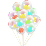 10pcs 12 inch Clear Transparent Polka Dots Balloons