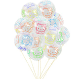 10pcs 12 inch Clear Transparent Polka Dots Balloons