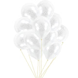 10pcs 12 inch Clear Transparent Polka Dots Balloons