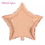 10pcs/set Gold Confetti Latex Balloons