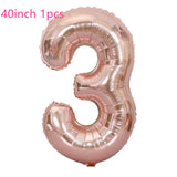 10pcs/set Gold Confetti Latex Balloons