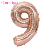 10pcs/set Gold Confetti Latex Balloons